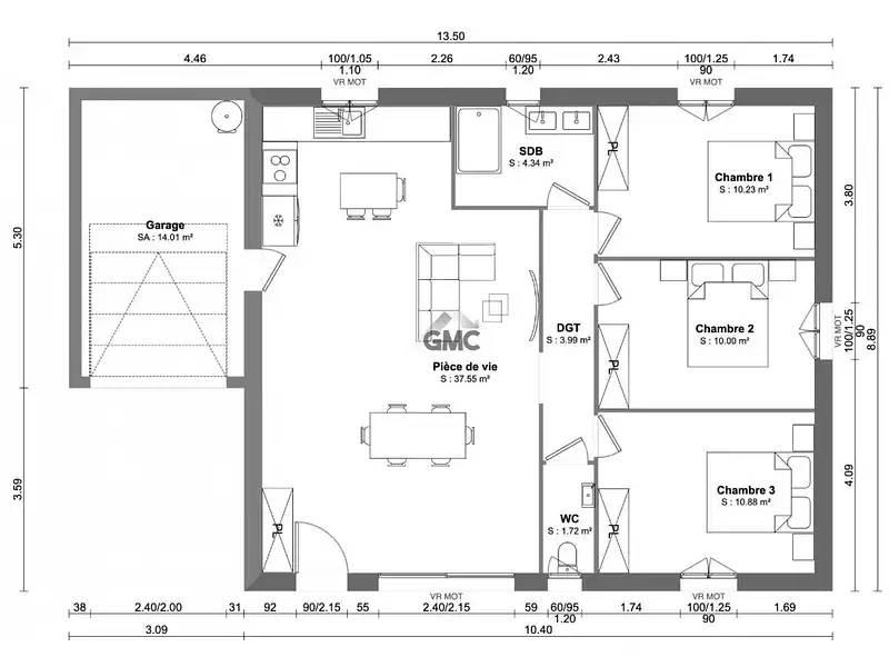 Terrain, 563 m²