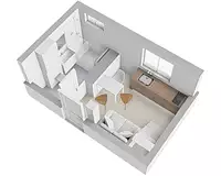 Appartement, 27,7 m²