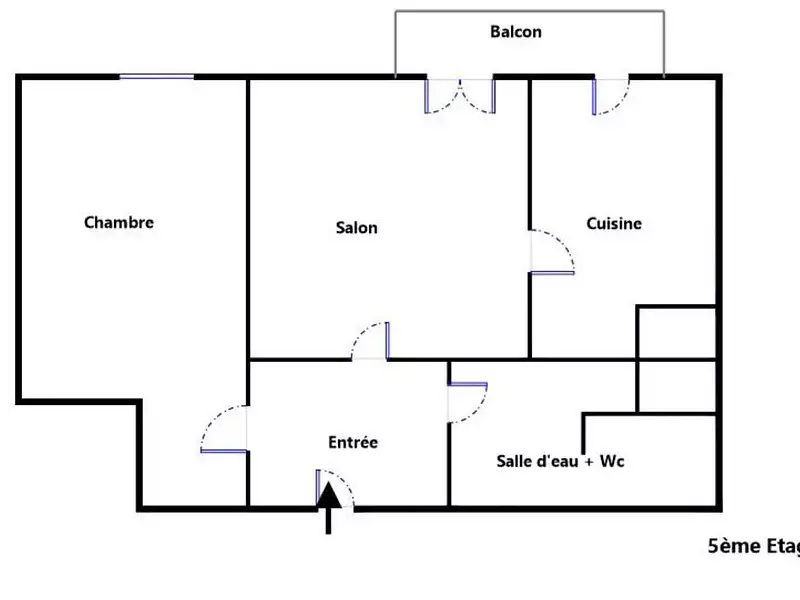 Appartement, 42,18 m²
