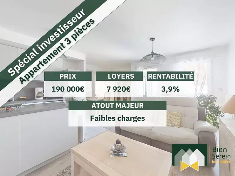 Appartement, 60,48 m²