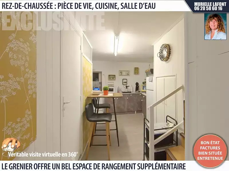 Maison, 53,5 m²