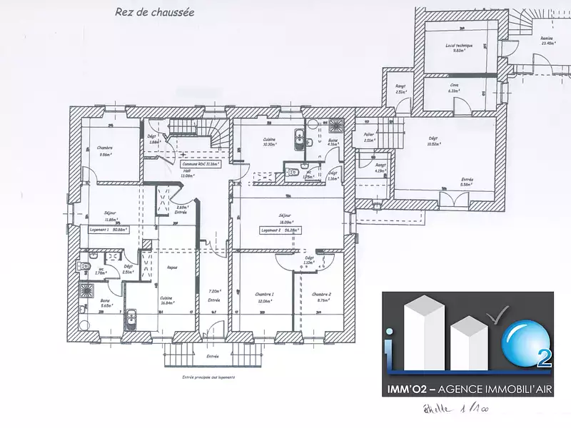 Immeuble, 365 m²