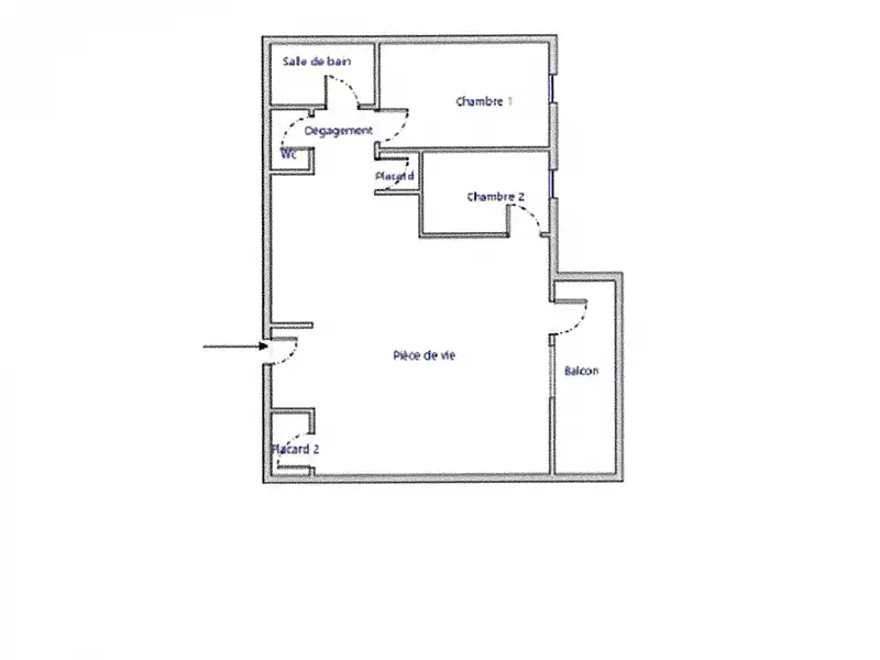 Appartement, 35 m²