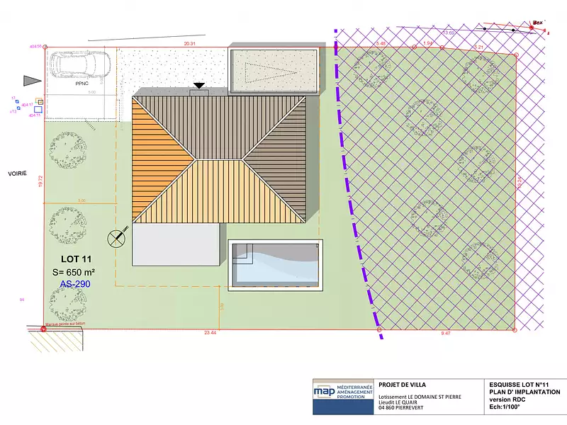 Terrain, 759 m²