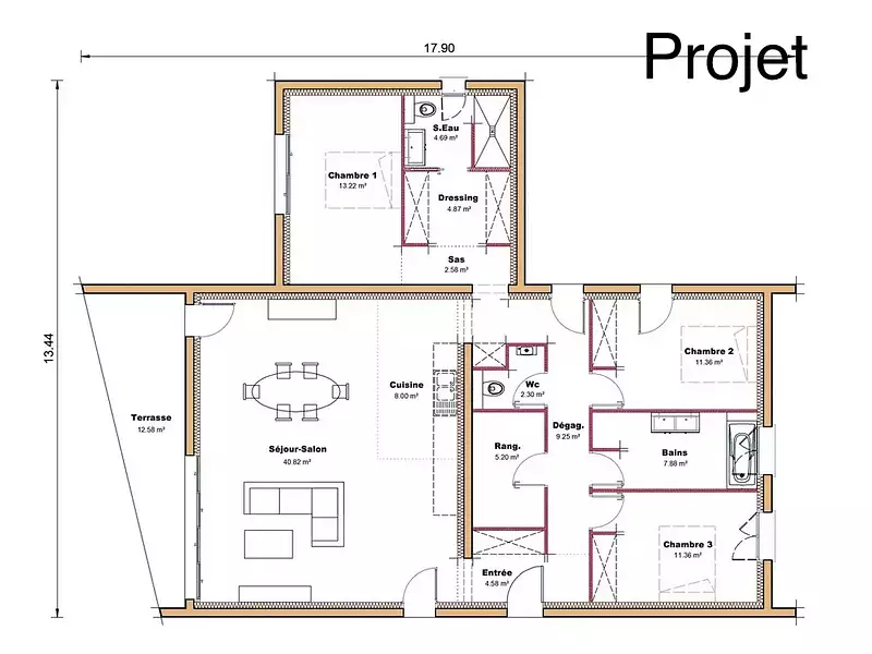 Terrain, 875 m²