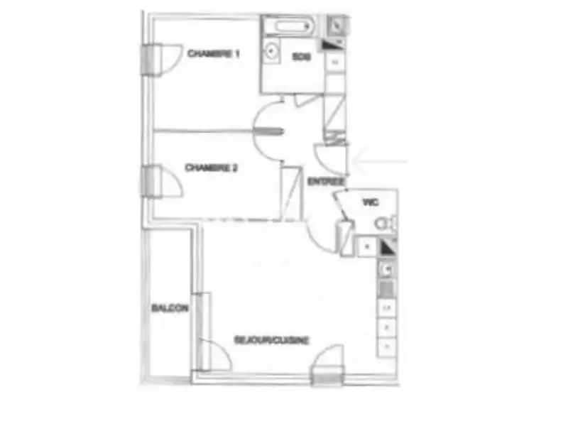 Appartement, 65 m²