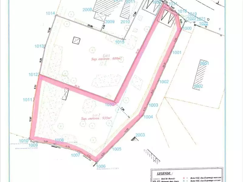 Terrain, 935 m²