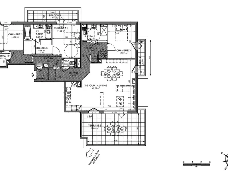 Appartement, 116,54 m²