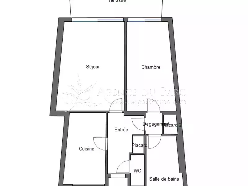 Appartement, 54,4 m²