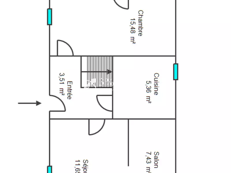 Maison, 48 m²