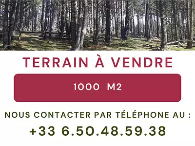 Terrain, 1 000 m²