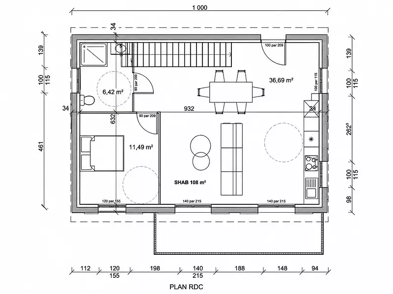 Terrain, 885 m²