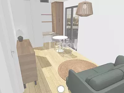 Appartement, 21,9 m²