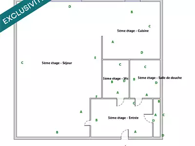 Appartement, 18 m²