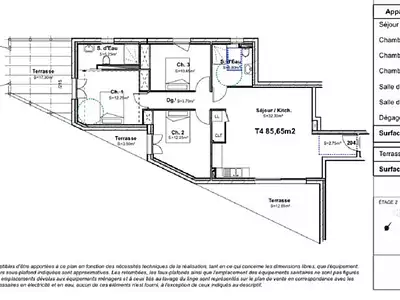 Appartement, 85,65 m²