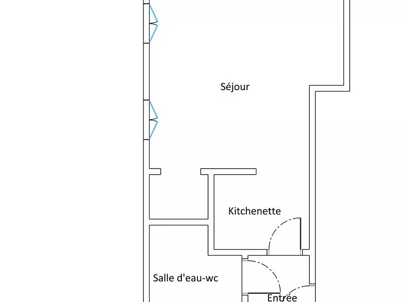 Appartement, 18,45 m²