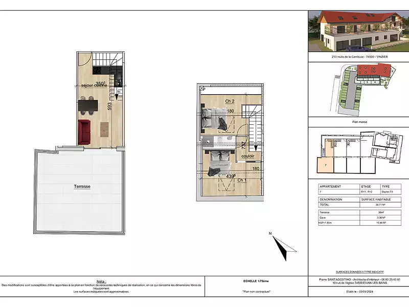 Appartement, 53,17 m²