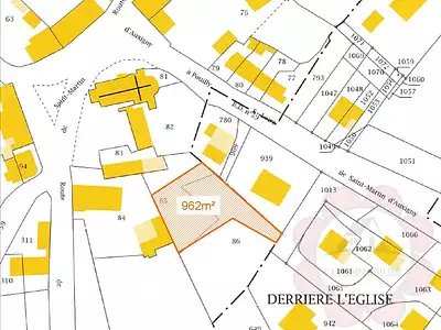 Terrain, 962 m²