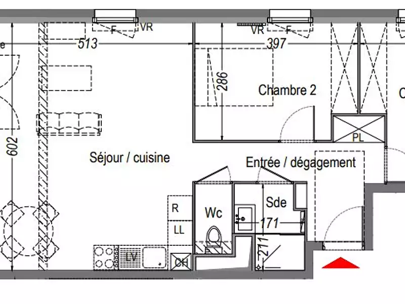 Appartement, 67 m²