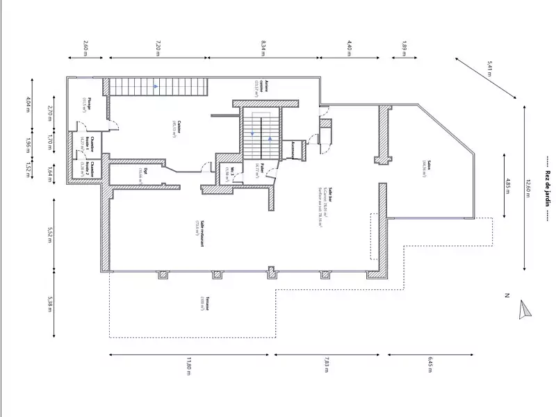 Immeuble, 1 351,85 m²