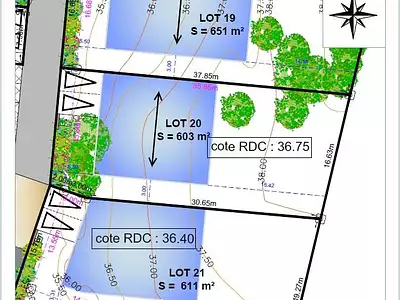 Terrain, 603 m²