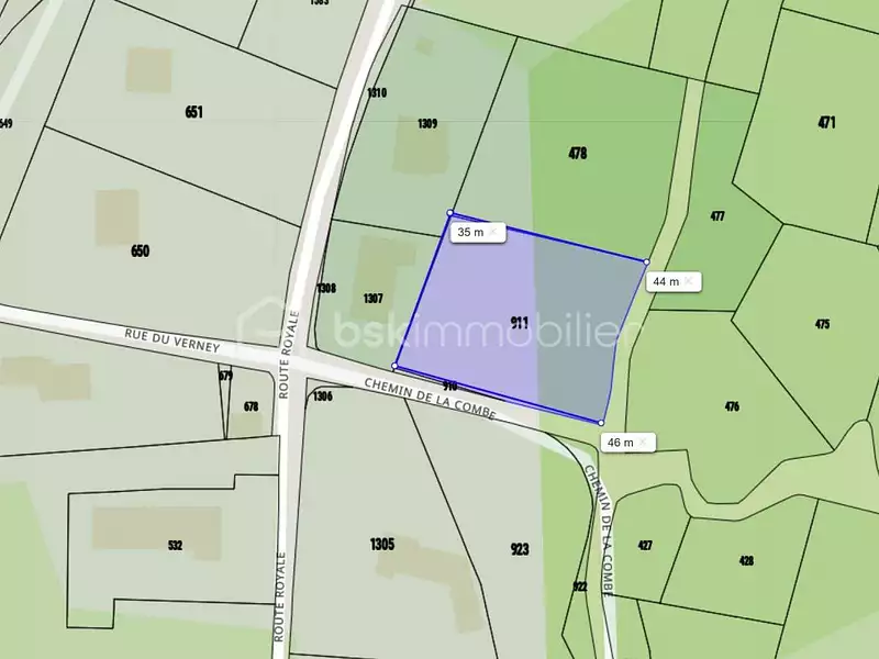 Terrain, 1 646 m²