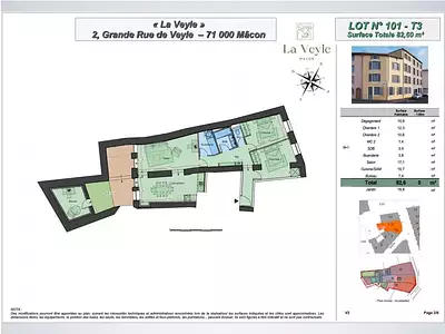 Appartement, 82 m²