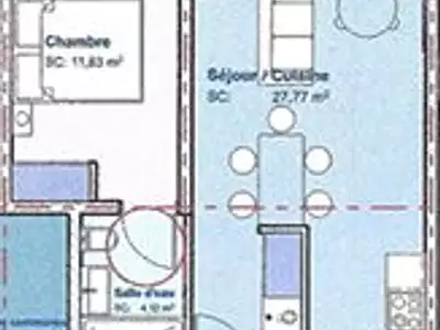 Appartement, 43,89 m²