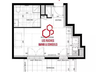 Appartement, 29,6 m²