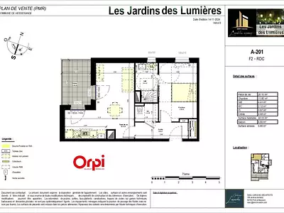Appartement, 44 m²
