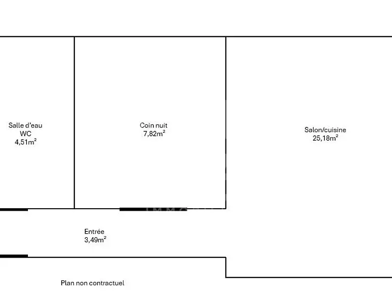 Appartement, 41 m²