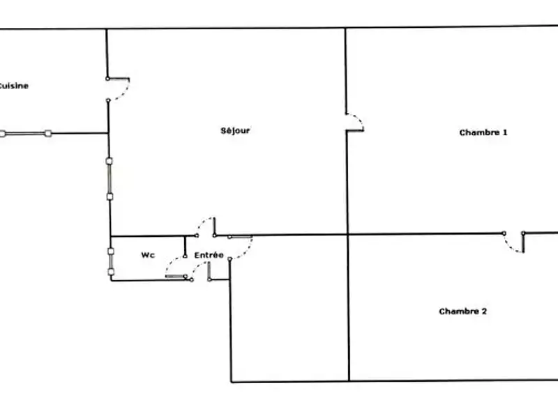 Appartement, 58,4 m²