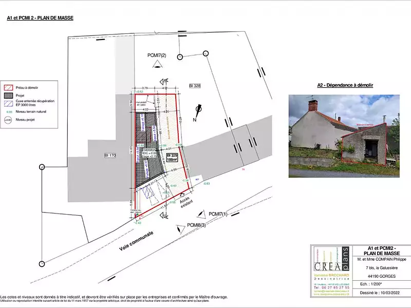 Terrain, 188 m²