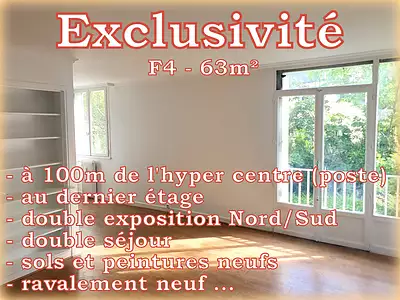 Appartement, 63,2 m²