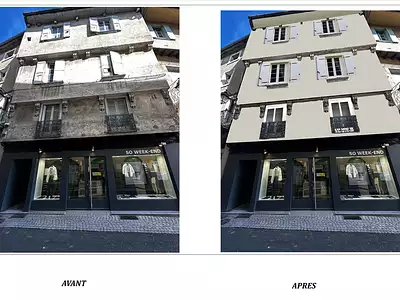 Immeuble, 200 m²