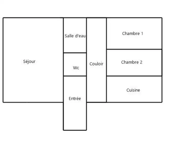 Appartement, 61 m²