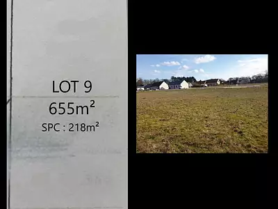 Terrain, 655 m²