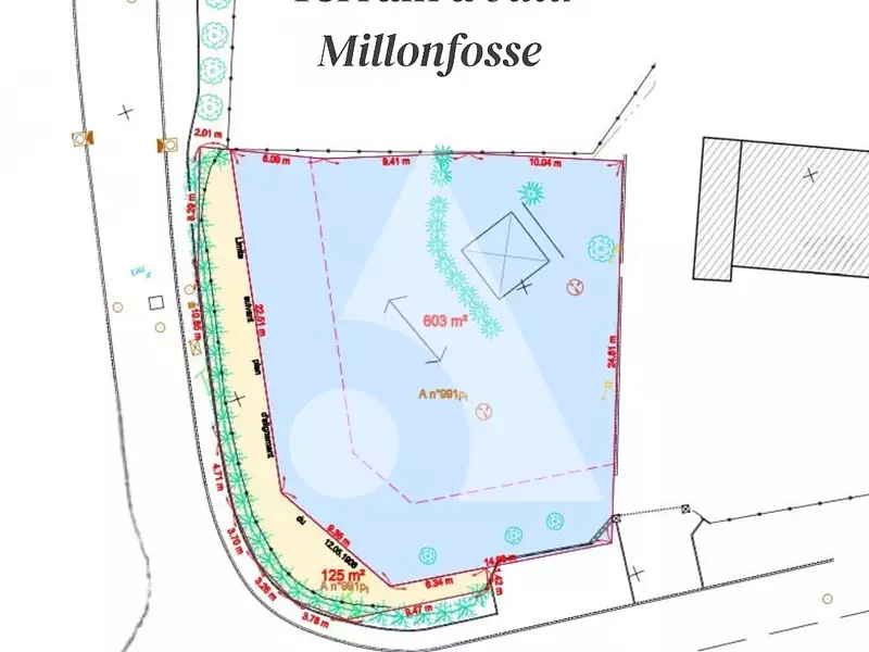 Terrain, 603 m²