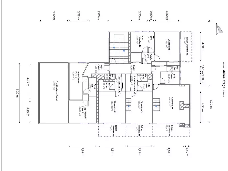 Immeuble, 1 351,85 m²