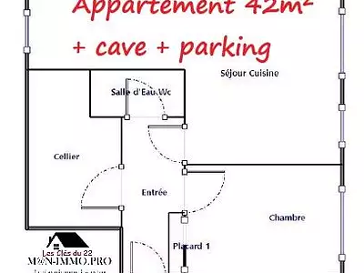 Appartement, 41,91 m²
