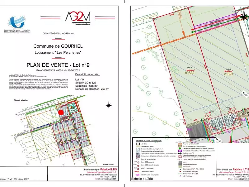 Terrain, 685 m²