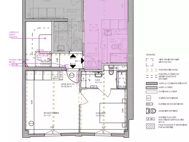 Appartement, 30,6 m²