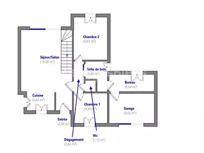 Maison, 90 m²