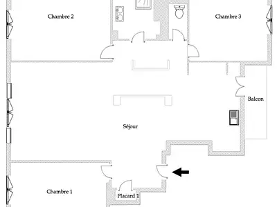 Appartement, 113 m²