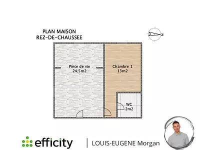 Maison, 62 m²