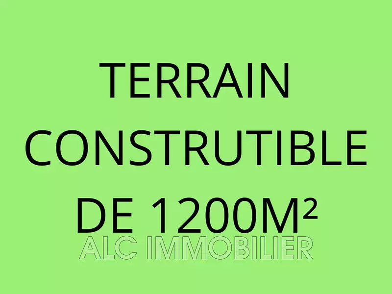 Terrain, 1 200 m²