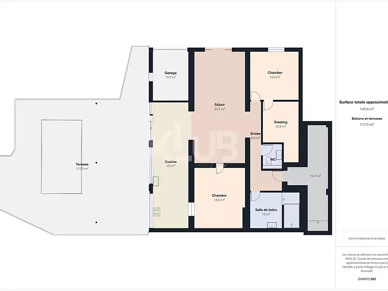 Appartement, 125,28 m²