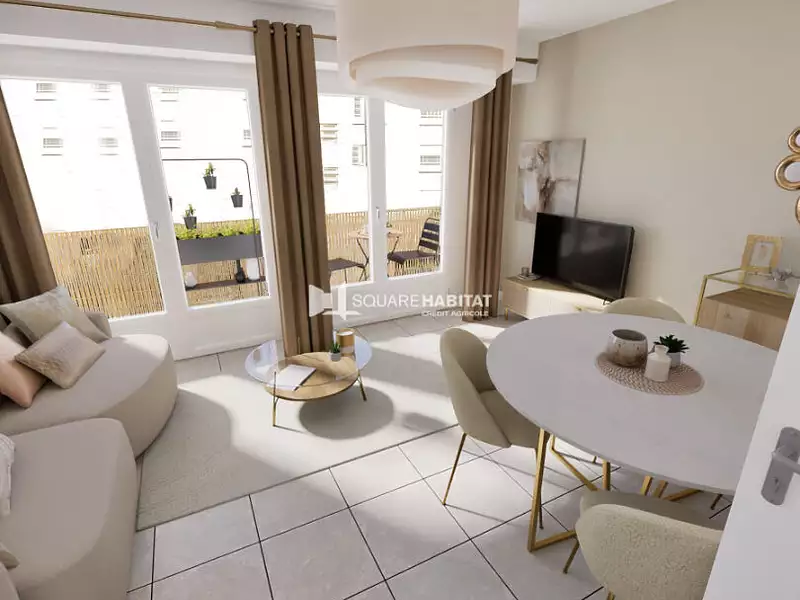 Appartement, 47,6 m²