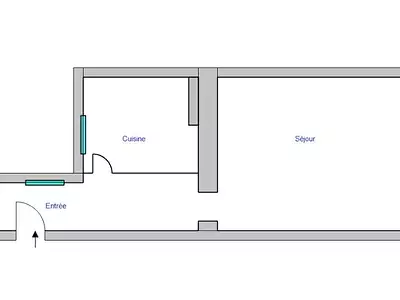 Appartement, 23,26 m²