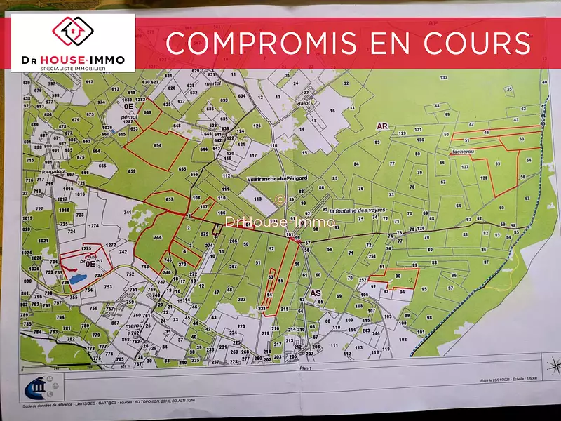 Terrain, 184 062 m²